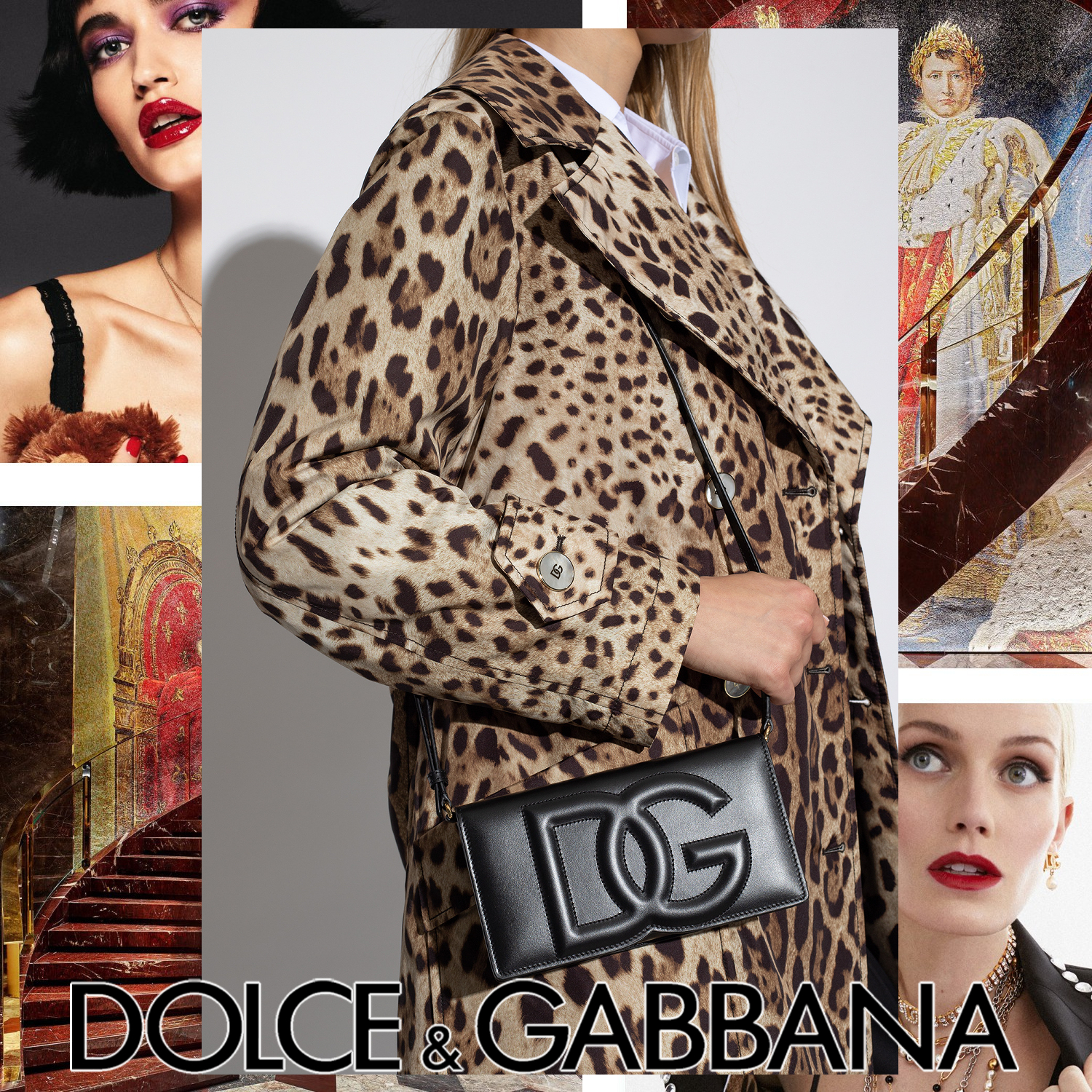 Dolce & Gabbana DGロゴ ショルダーバッグ ブラック
