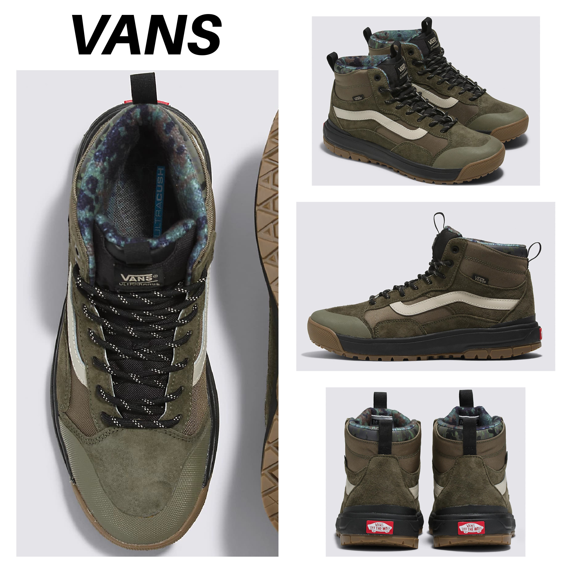 【Vans】☆スニーカー☆RAIN CAMO ULTRARANGE EXO HI MTE-1 SHOE