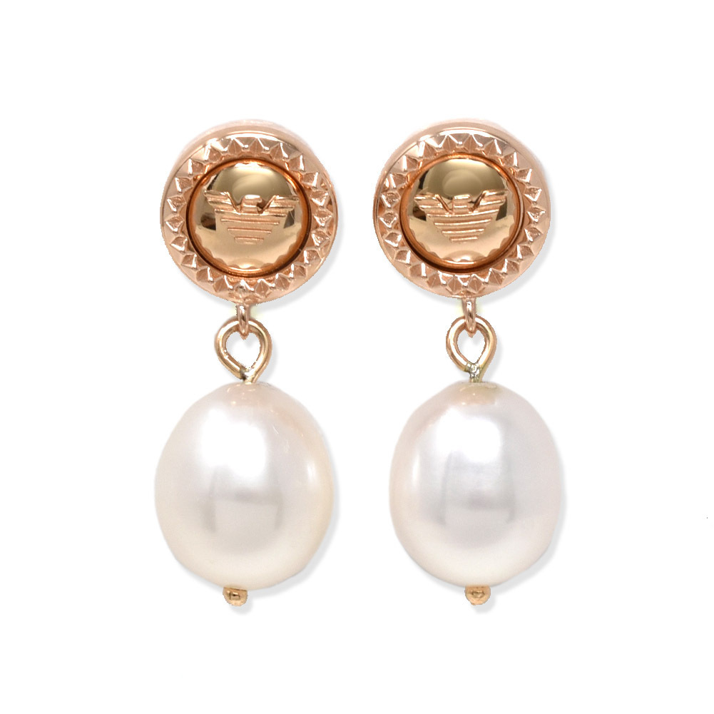 EMPORIO ARMANI ピアス EG3432221 PINK GOLD