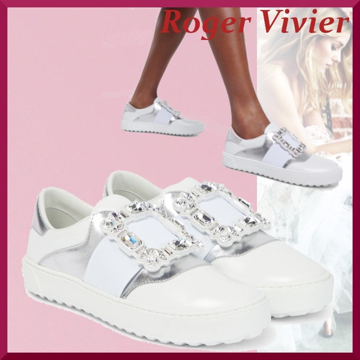 【Roger Vivier】ベリーヴィヴィエ ストラスバックル スニーカー