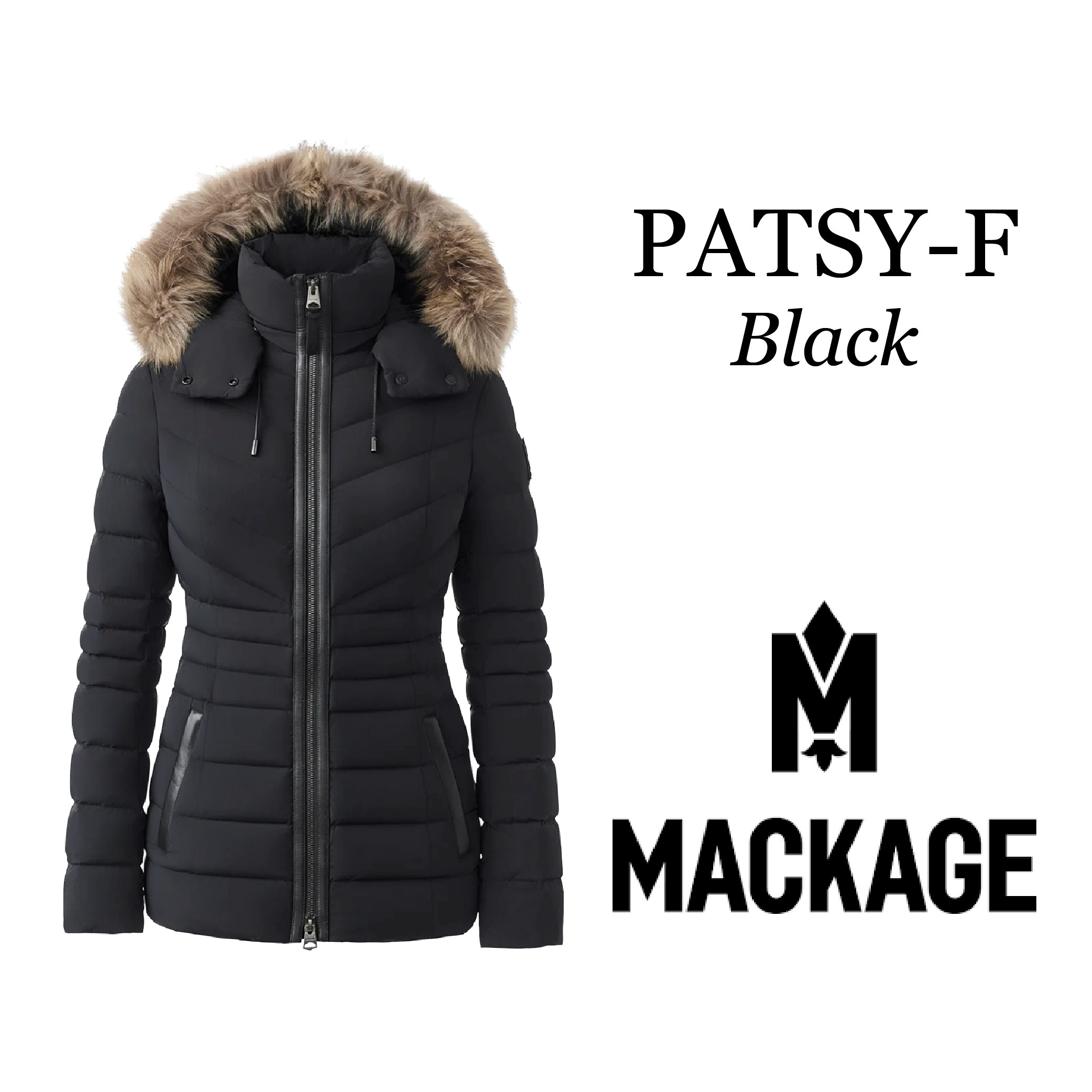 【カナダ直送!】Mackage マッカージュ Patsy-F Black