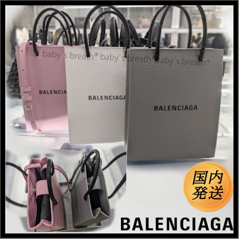 希少カラー♪【国内発送☆BALENCIAGA】ラージ SHOPPING バッグ