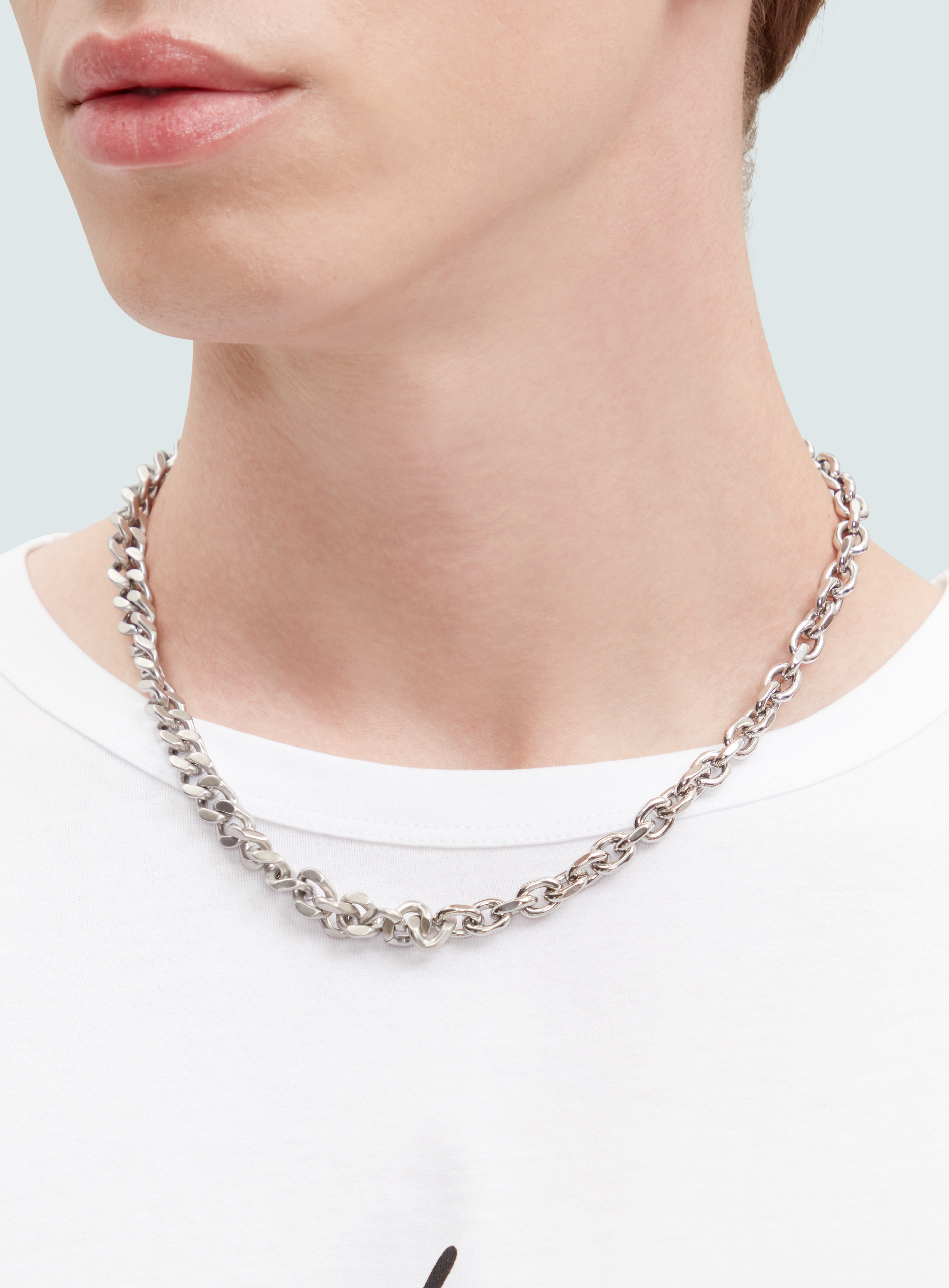 追跡有★agnes b. \"Chunky Chain\" カップル ペア ネックレス WOMEN'S agnès b. LOGO 