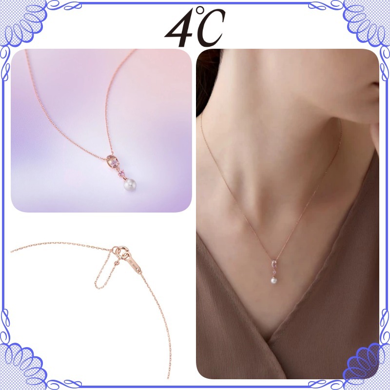 大人気!! 4℃ シルバー オータム ジュエリーネックレス
