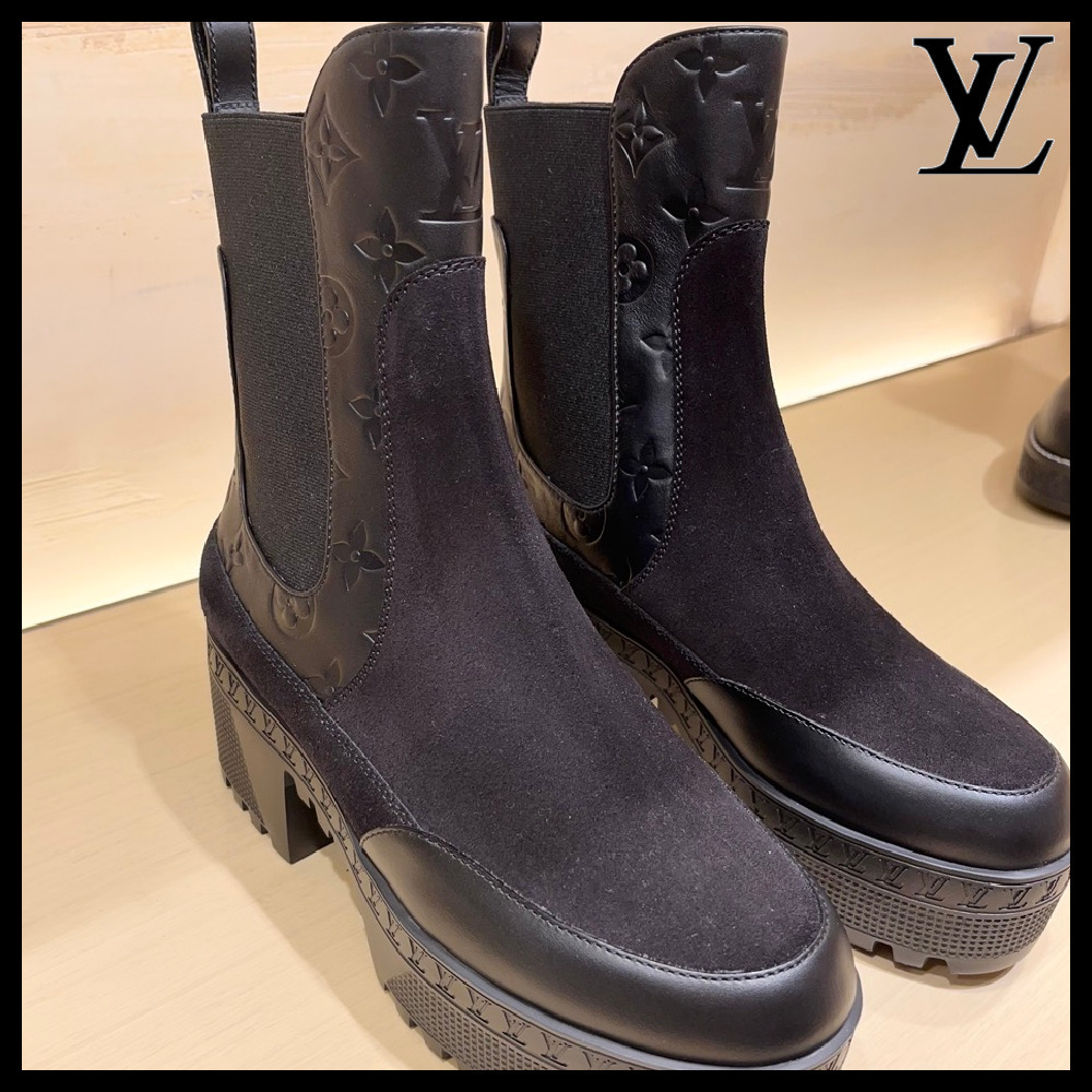 Louis Vuitton Womens Ankle & Booties Boots 2023 Ss, Black, 37 (Stock Confirmation Required)