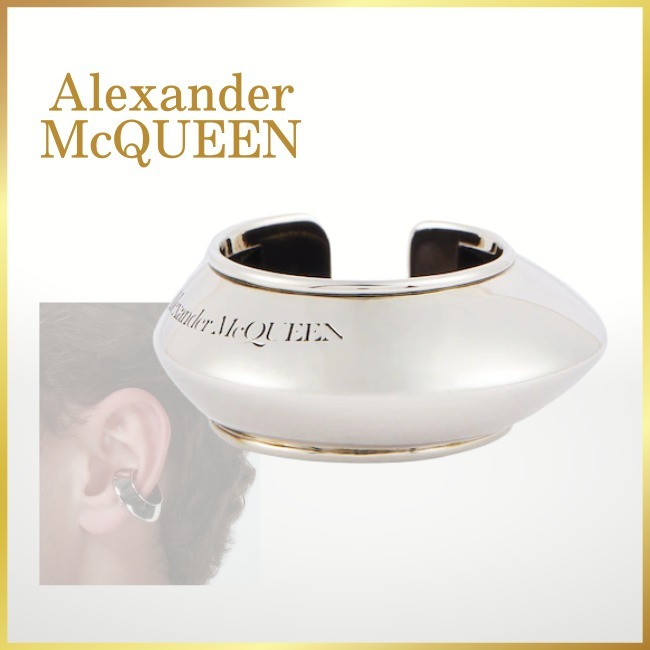 [ ALEXANDER MCQUEEN★Brass ear cuff ] 新作★関税送料込