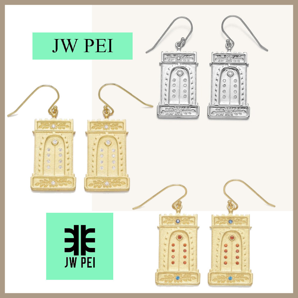 送料・関税込み ★ JW PEI ★ 半円形 アーチピアス