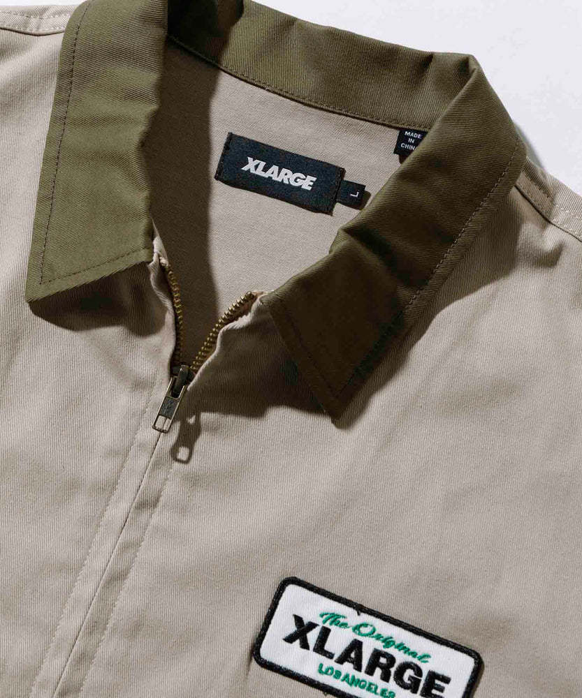 早い者勝ち XLARGE 2TONE WORK JACKET ツイル素材 襟がPOINT 早い者勝ち XLARGE 2TONE WORK JACKET ツイル素材 襟がPOINT (X