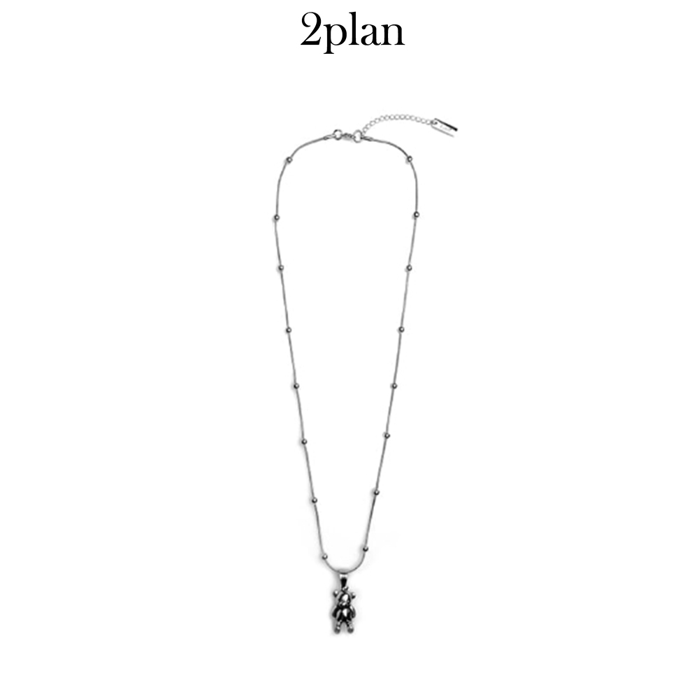 【2plan】23FW★ [MADE] 015 Bear snake ball necklace
