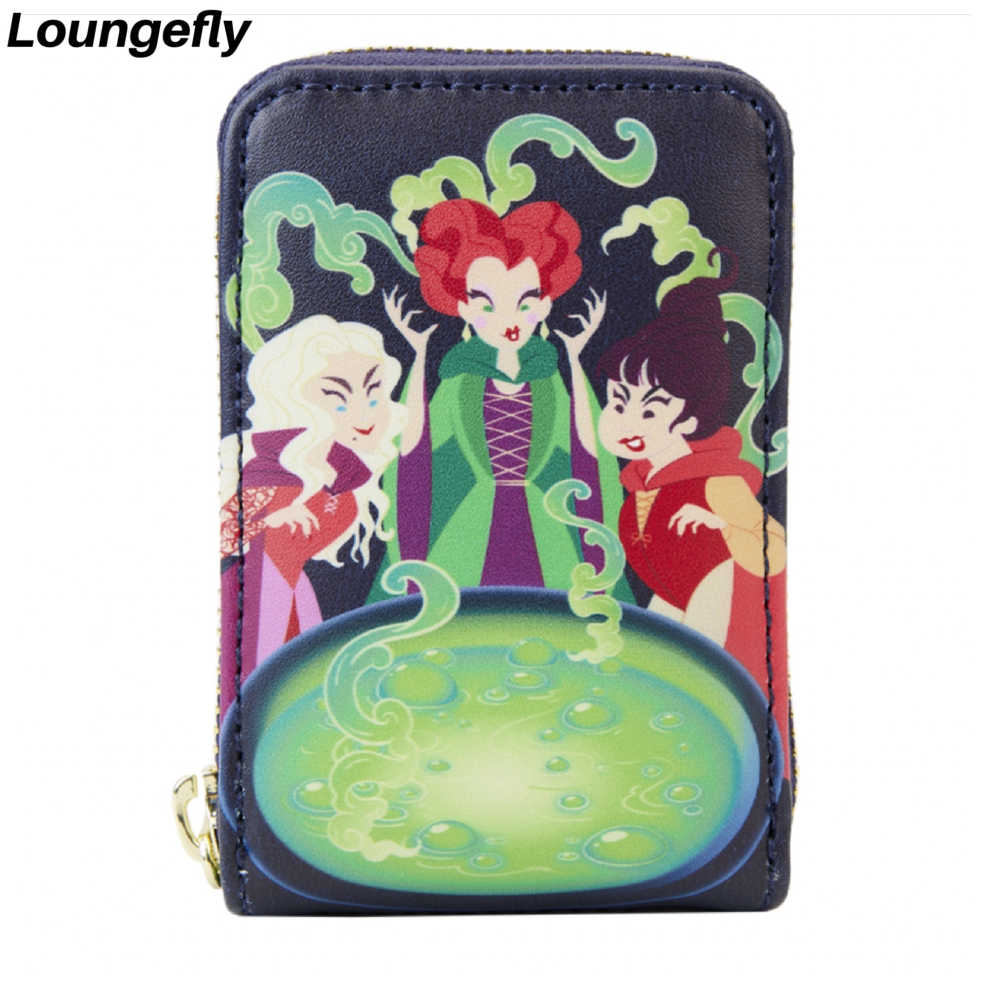 【Lounge Fly】Hocus Pocus Sisters Cauldron Accordion Wallet