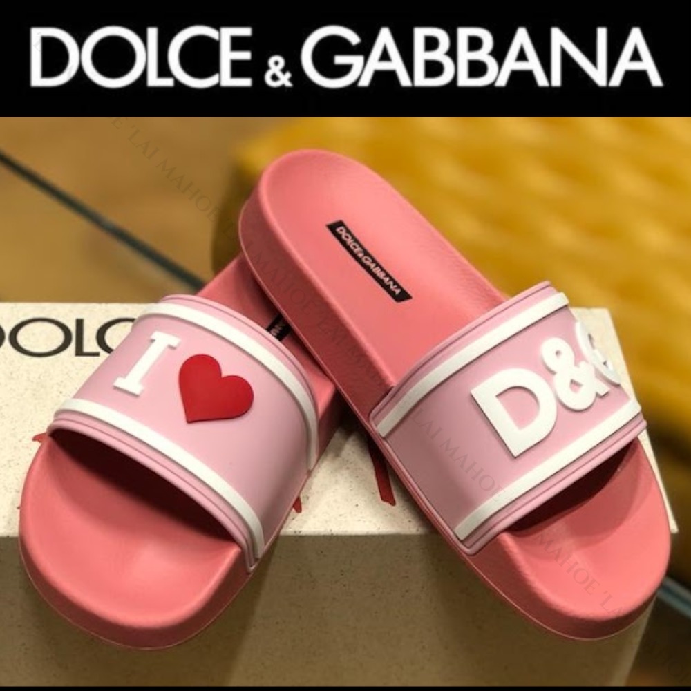 DOLCE&GABBANA ロゴ スリッパ サンダル