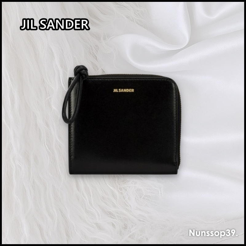 《JIL SANDER》 J07VL0004 P4841 001 LOGO ZIP AROUND WALLET
