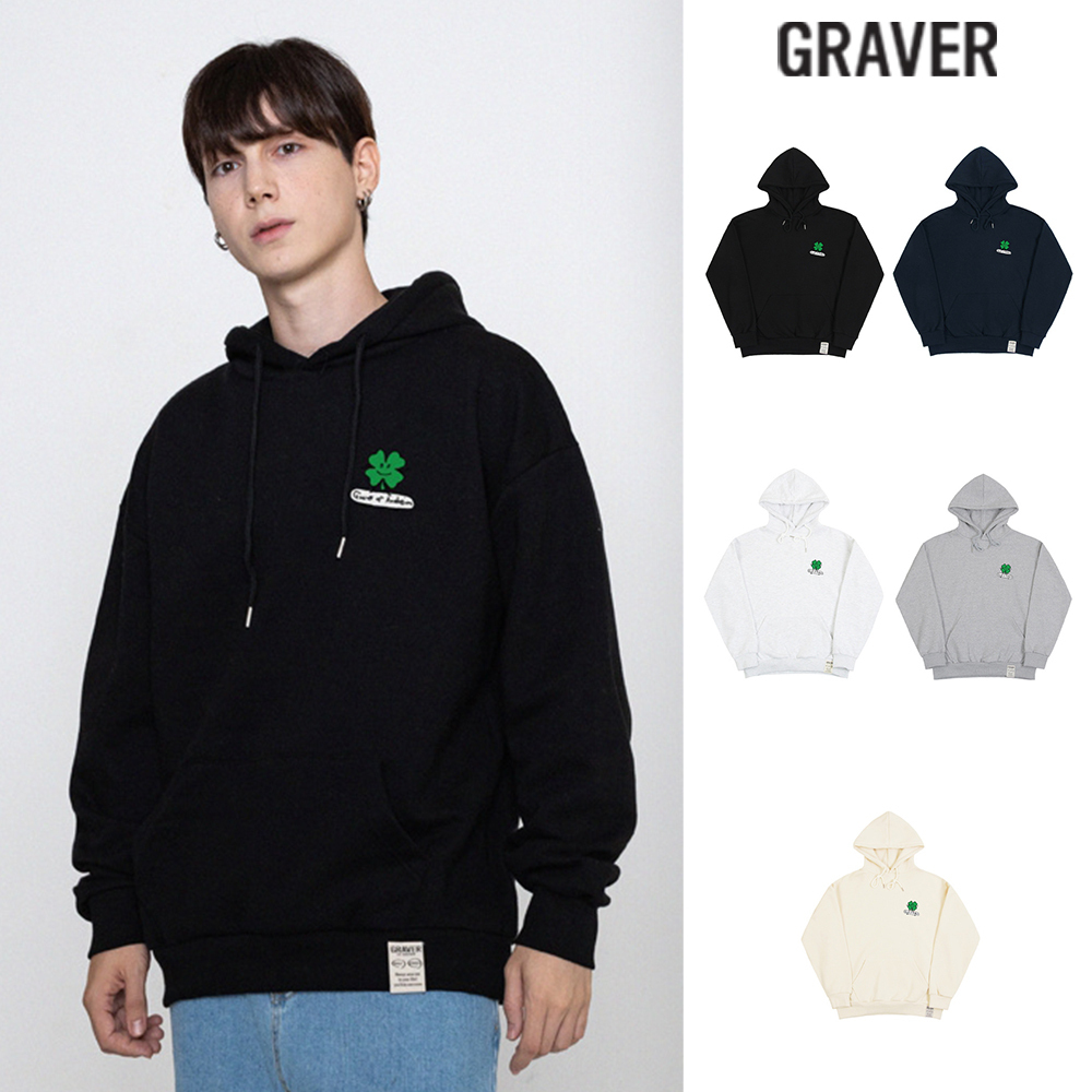 【GRAVER】23FW★ Clover Board Hoodie