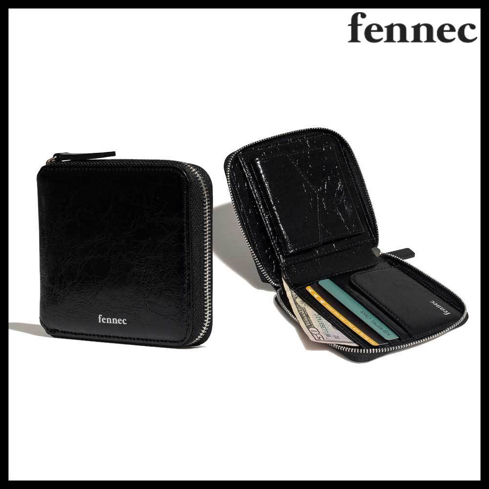 ●FENNEC●CRINKLE ZIPPER WALLET 財布 おしゃれ