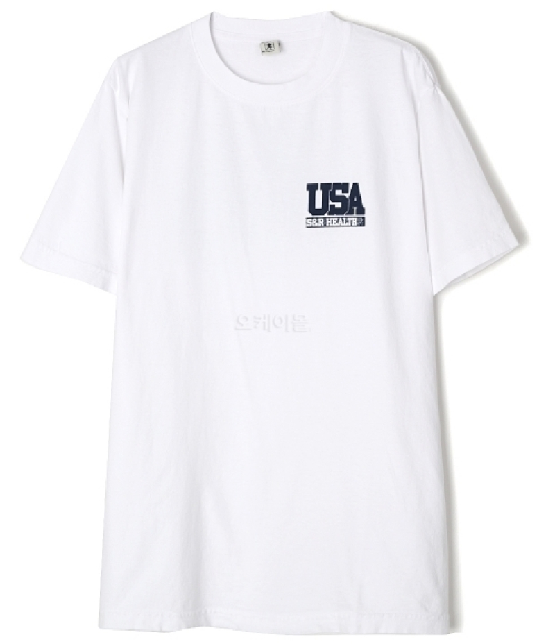 Sporty&Rich｜SHORT-SLEEVED ROUND NECK T-SHIRTS (USA S&R