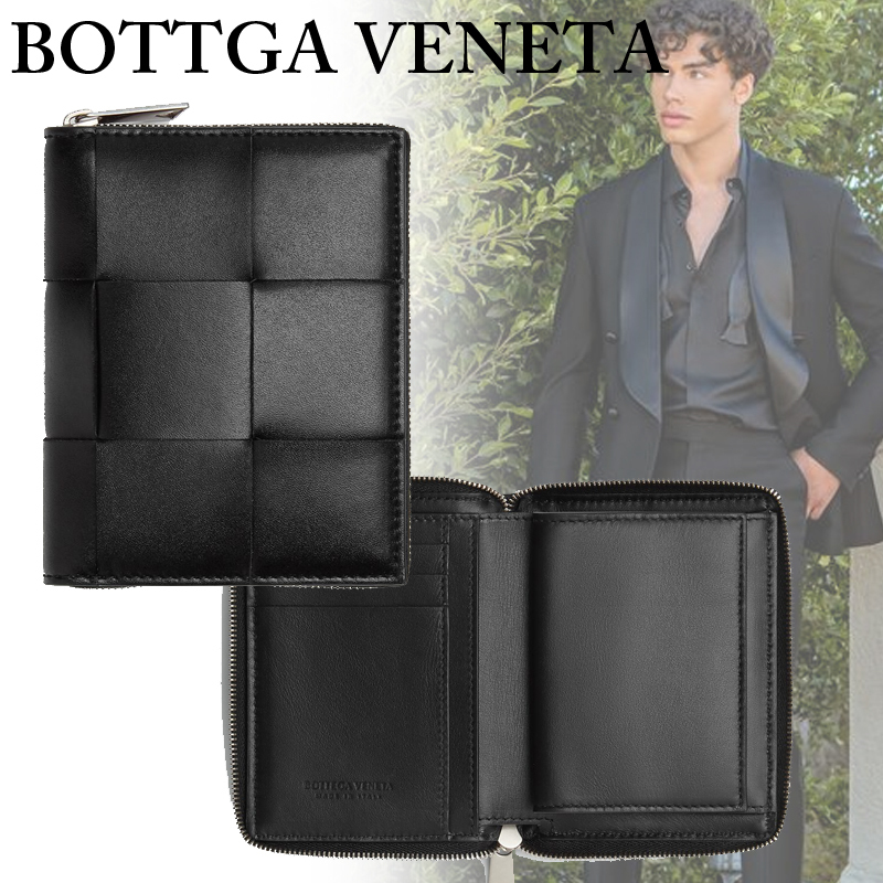国内直営**BOTTEGA VENETA**  ジップアップウォレット 二つ折り