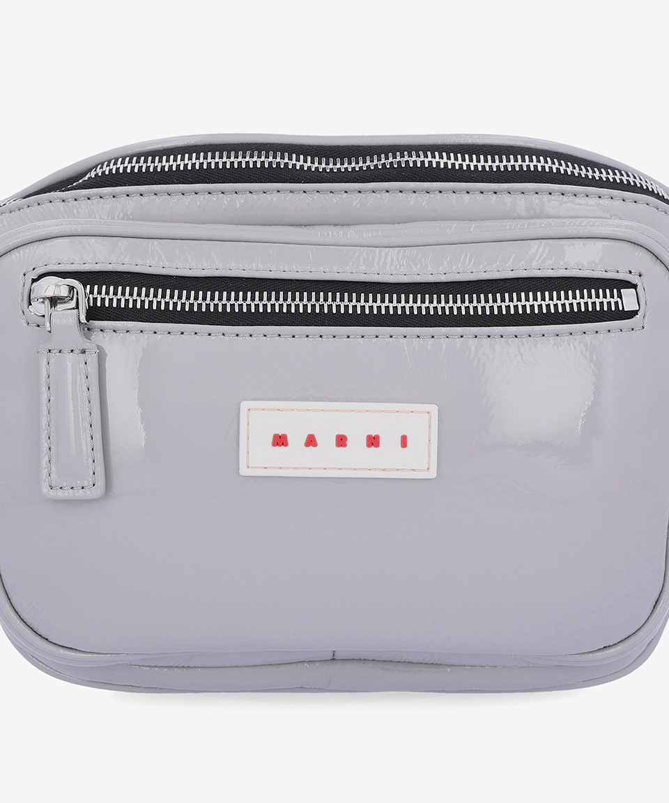 《MARNI》 MUMQ0018U0 P5789 00N12 PATENT BELT BAG
