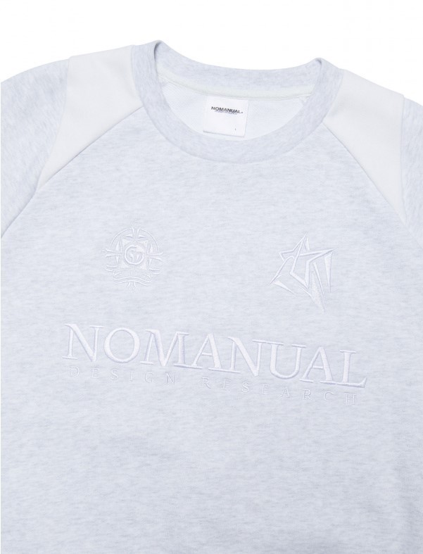 日本未入荷NOMANUALのEMBLEM SWEATSHIRT 全2色 (NOMANUAL