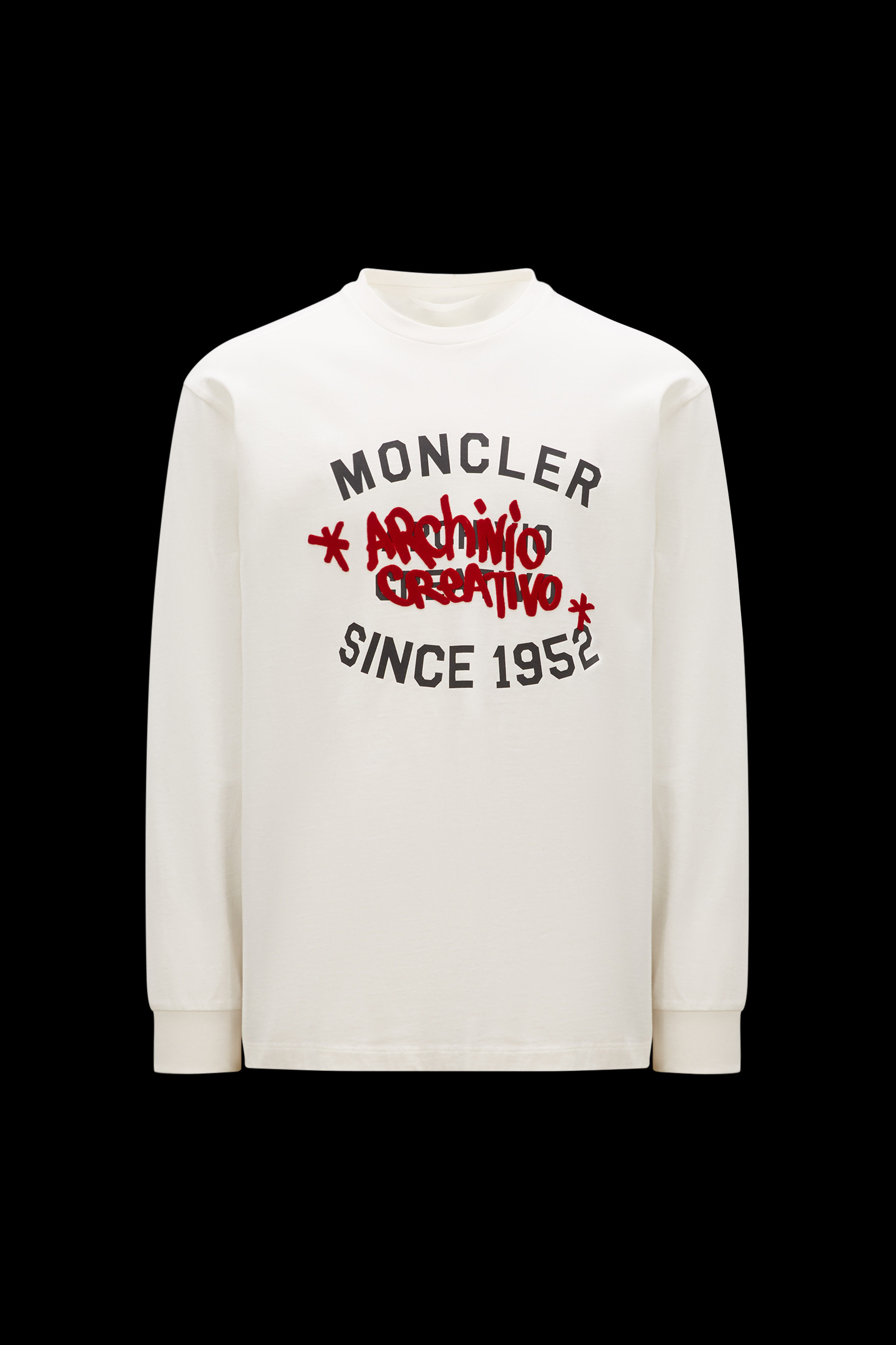 MONCLER 2023/24 秋冬新作 ロゴ入り ロングスリーブTシャツ