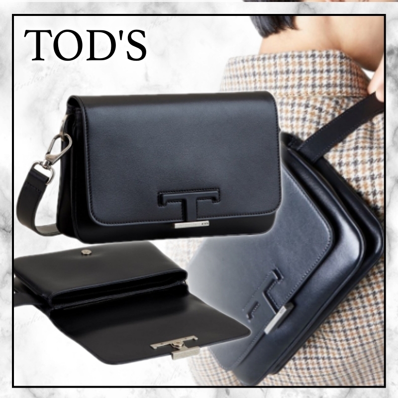 ◆TOD'S 23AW◆T TIMELESS◆レザー◆ベルトバッグ◆BLACK◆