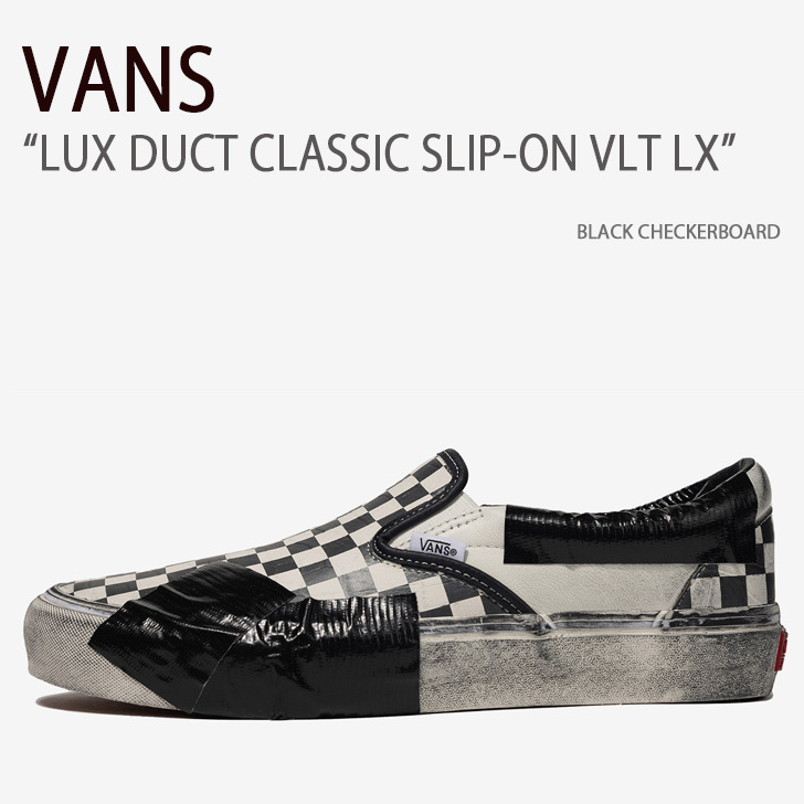 Vans LUX DUCT CLASSIC SLIP-ON VLT LX BLACK バンズ スニーカー