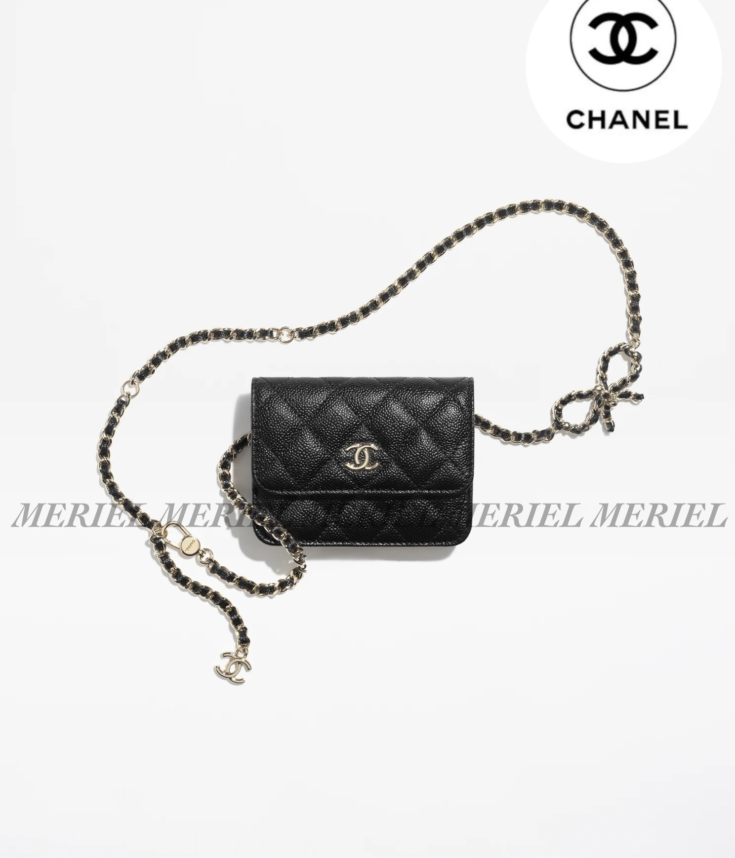 【CHANEL】 ベルト バッグ リボン ２way