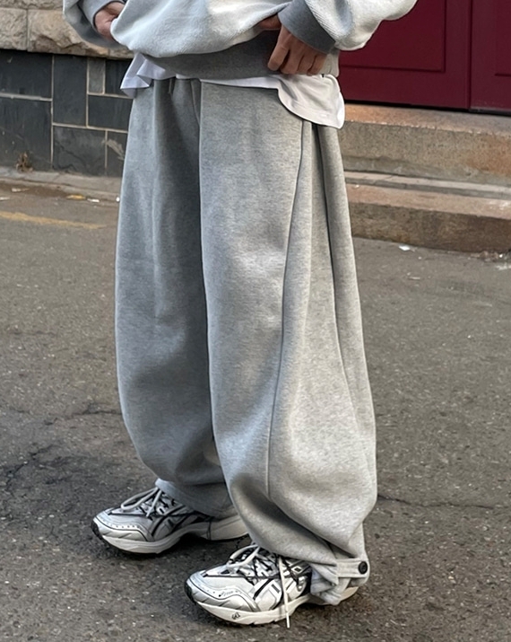 スウェットパンツ HUECLOSET Biyo Wide Sweat Pants (3colors) BNE43