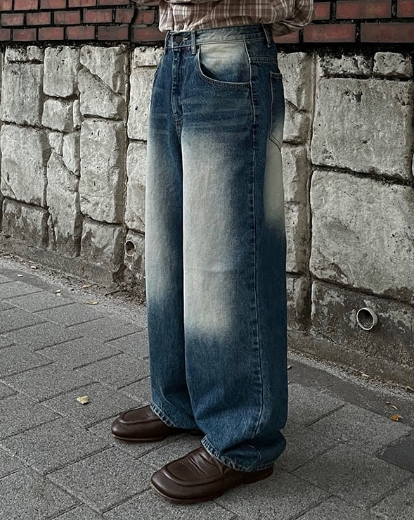 デニム・ジーパン HUECLOSET Teen Point Wide Denim Pants BNE51