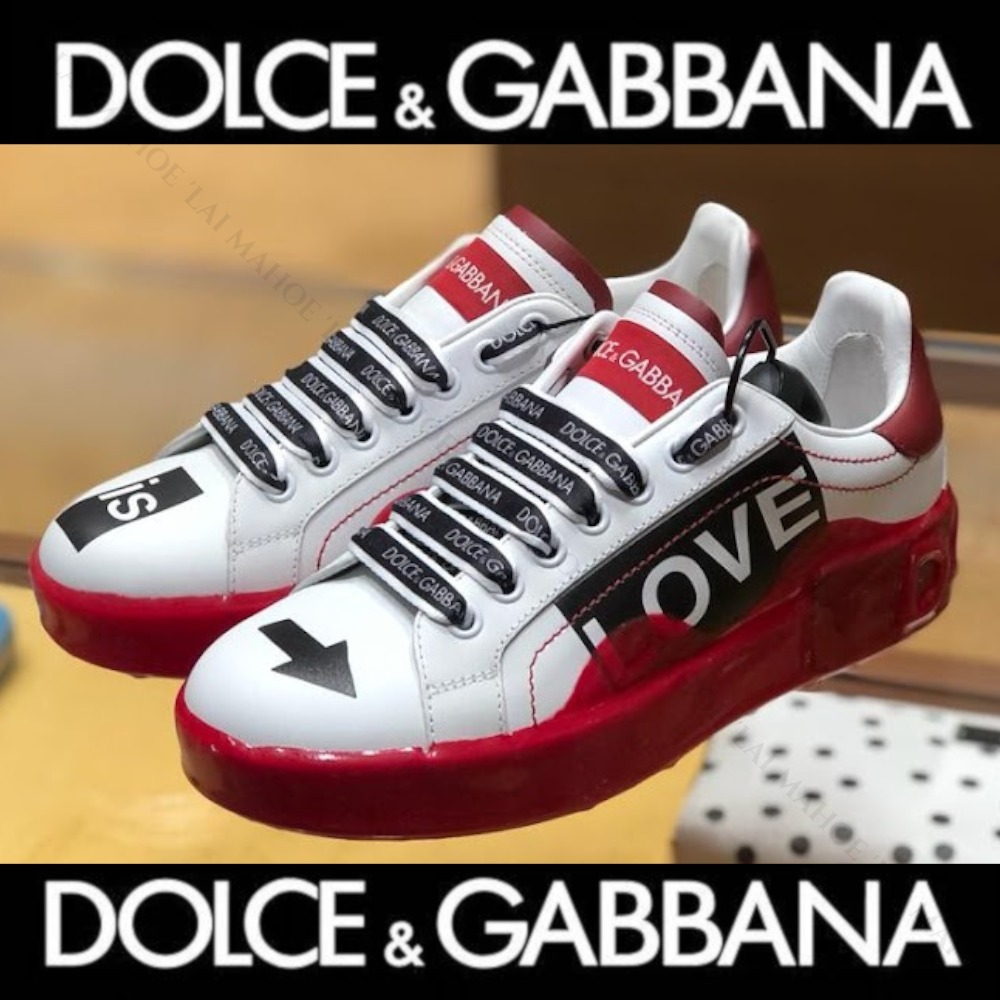 DOLCE&GABBANA ポルトフィーノ メルト ロートップ スニーカー