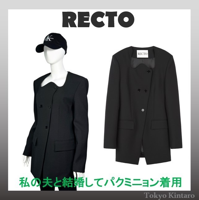 [RECTO] RC SIGNATURE CURVED NECK LONG JACKET ★新発売★