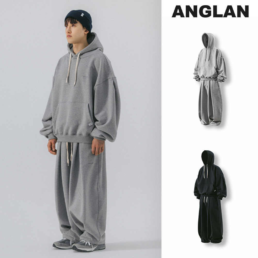 【ANGLAN】23FW★ [AG] Valley Tuck Sweat Balloon Set up