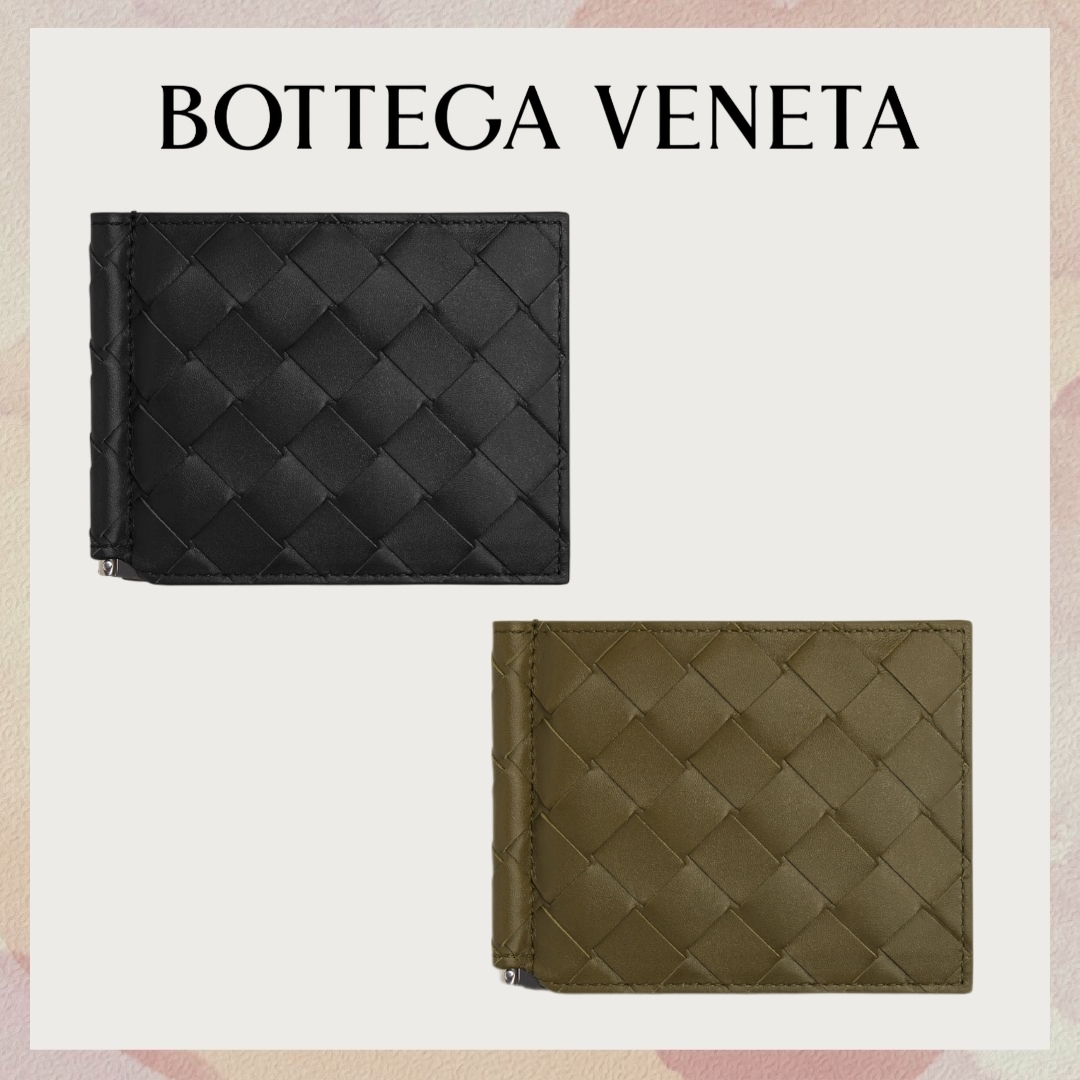 【BOTTEGA VENETA】イントレチャート マネークリップ ウォレット