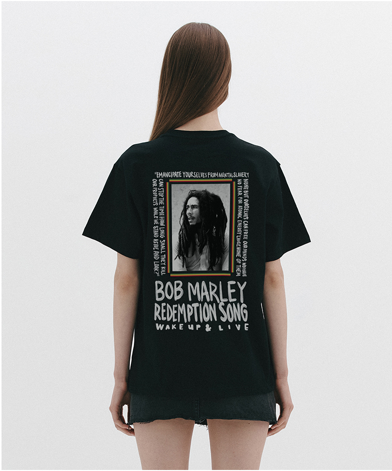 Tシャツ・カットソー [BRAVADO] BOB MARLEY Redemption BK (BRENT2369) BRAVADO] BOB MARLEY Redemption BK (BRENT2369) (BRAVAD/T