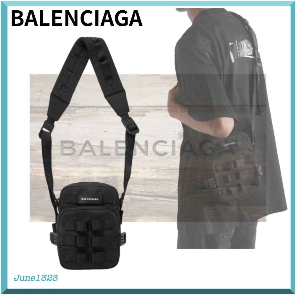 国内配送【BALENCIAGA】 アーミーロゴ メッセンジャーバッグ
