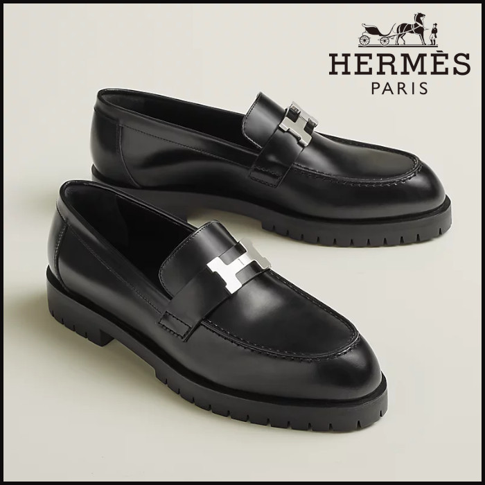 ■エレガントカジュアル【 HERMES 】モカシン フォーブル