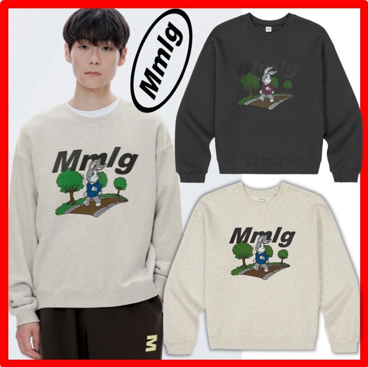 ★韓国の人気★【87MM】★[Mmlg] RUNNING MELGE SWEA.T★
