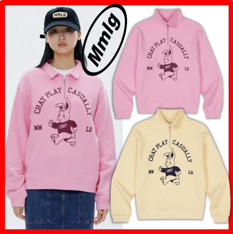 ☆韓国の人気☆【87MM】☆[Mmlg]MELGE RUGBY SWEA.T☆23FW☆
