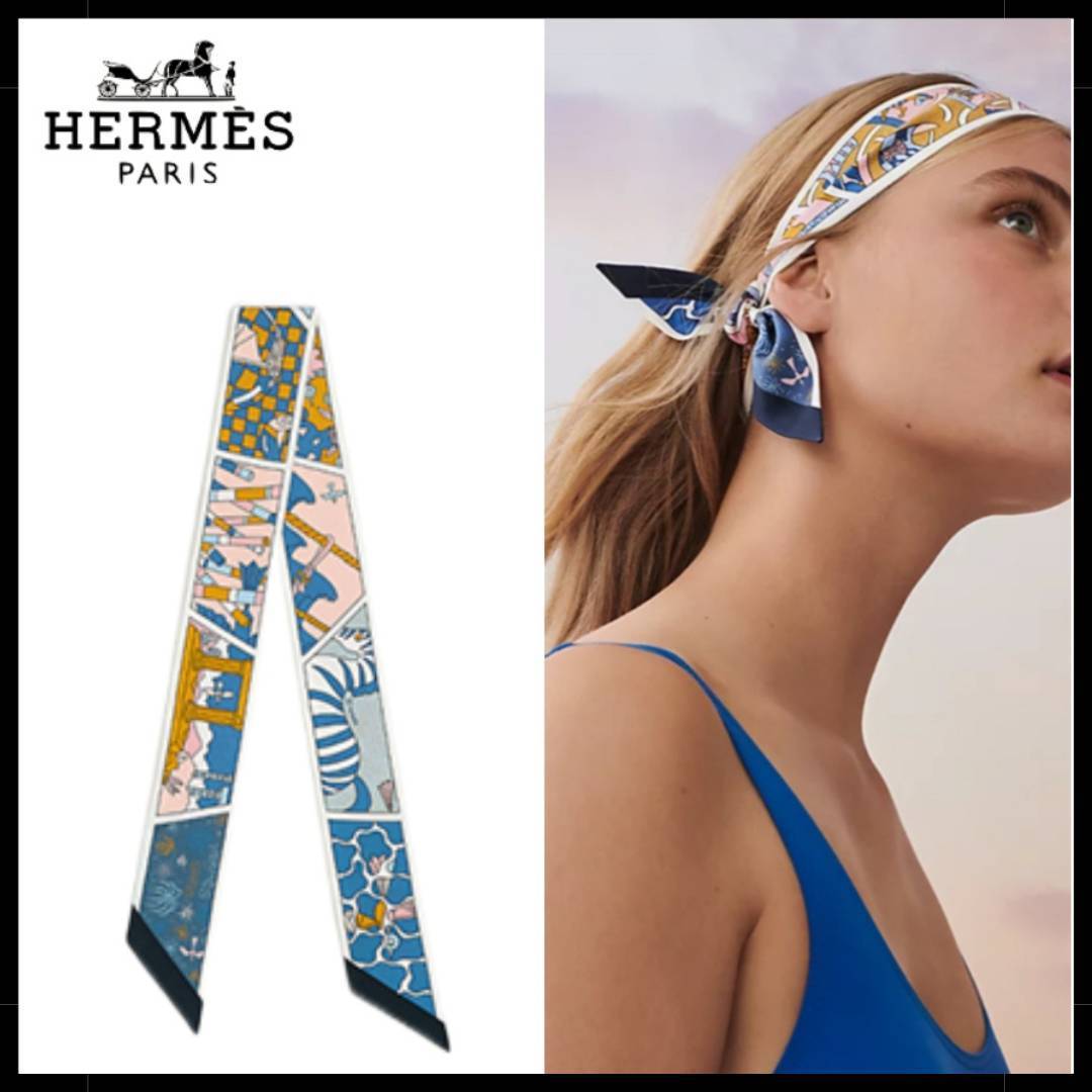 【4色展開！】HERMES トウィリー ファクトリー スイートスカーフ