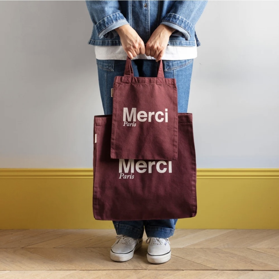 新品未使用 タグ付き メルシー merci フランス トートバッグ