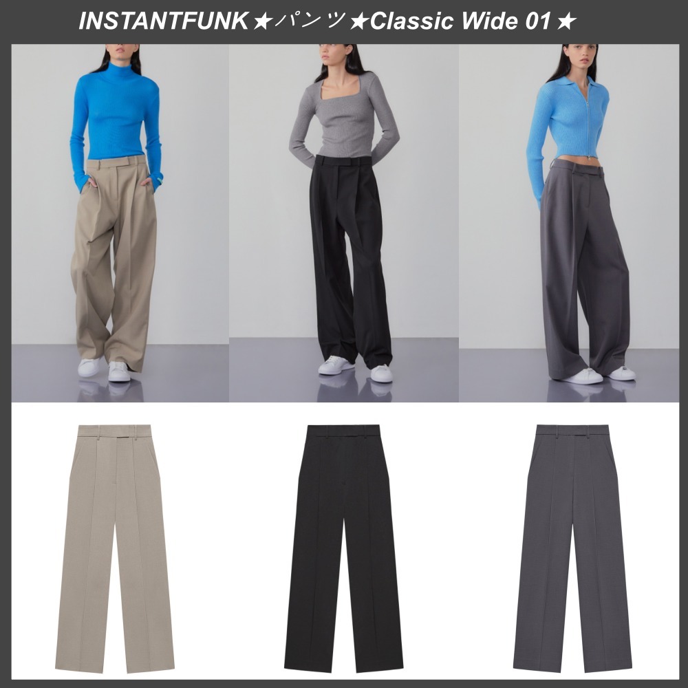 【INSTANTFUNK】パンツ★Classic Wide 01★