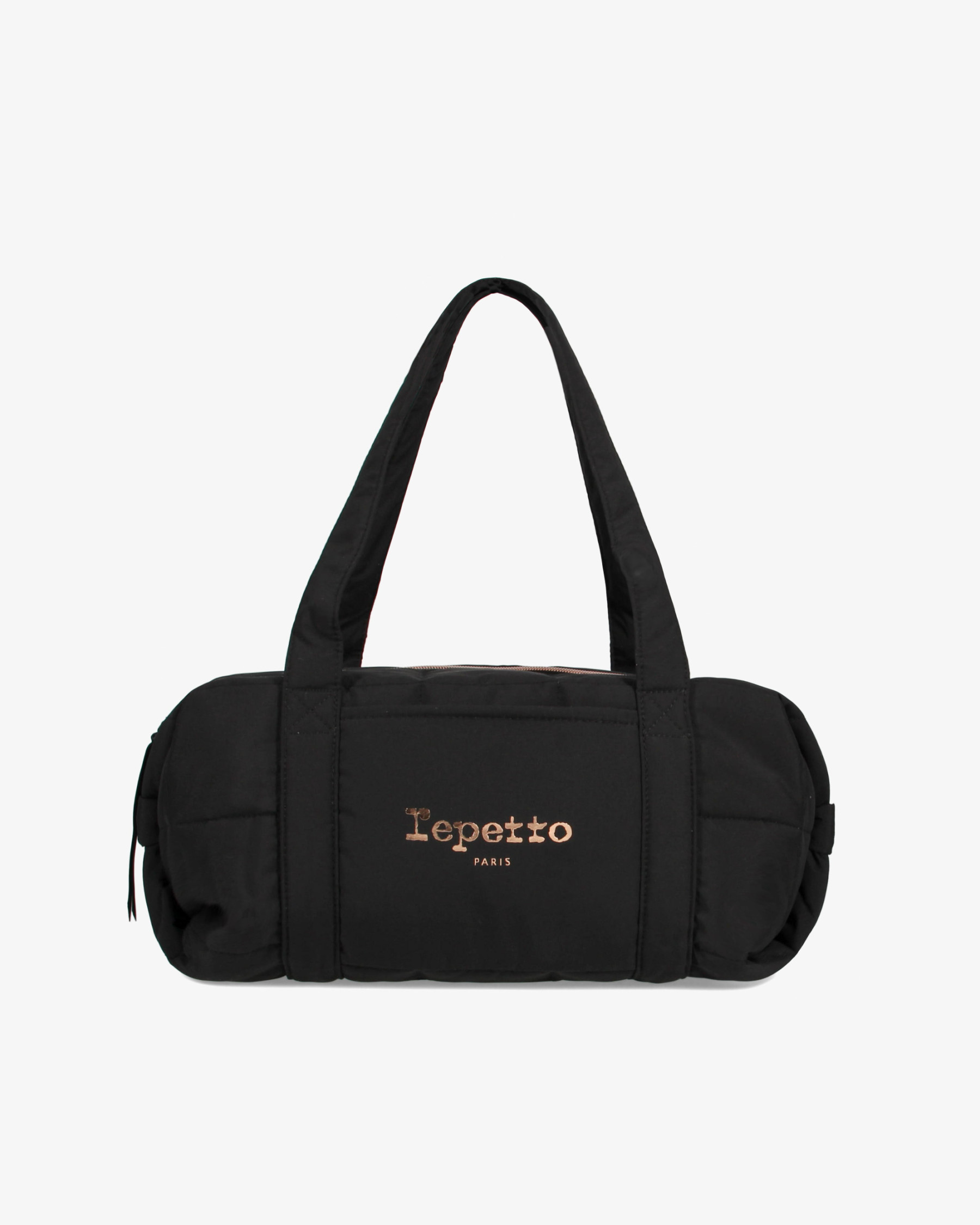 キルティング ダッフルバッグ Mサイズ ブラック ☆ REPETTO