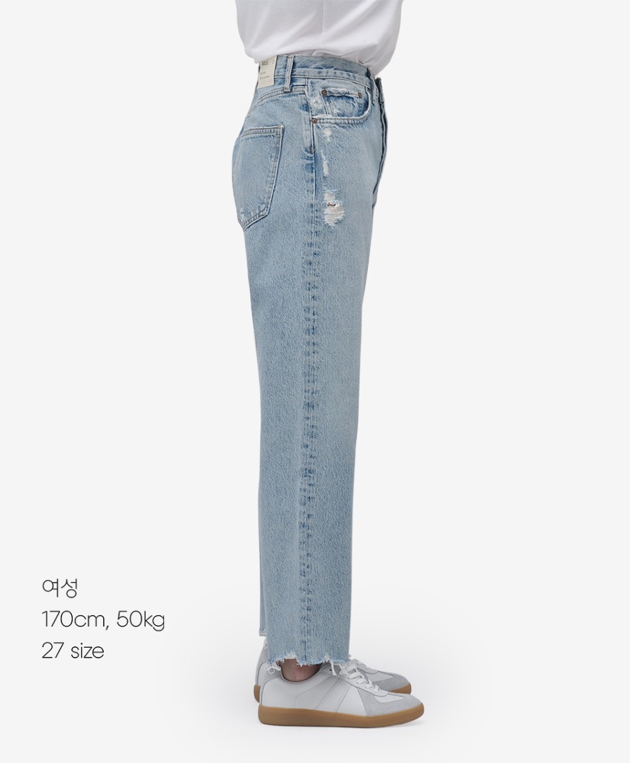 ☆韓国の人気☆【AGOLDE】☆90S CROP DENIM PANTS☆デニム☆ ☆韓国の人気☆【AGOLDE】☆90S CROP DENIM PANTS☆デニム☆