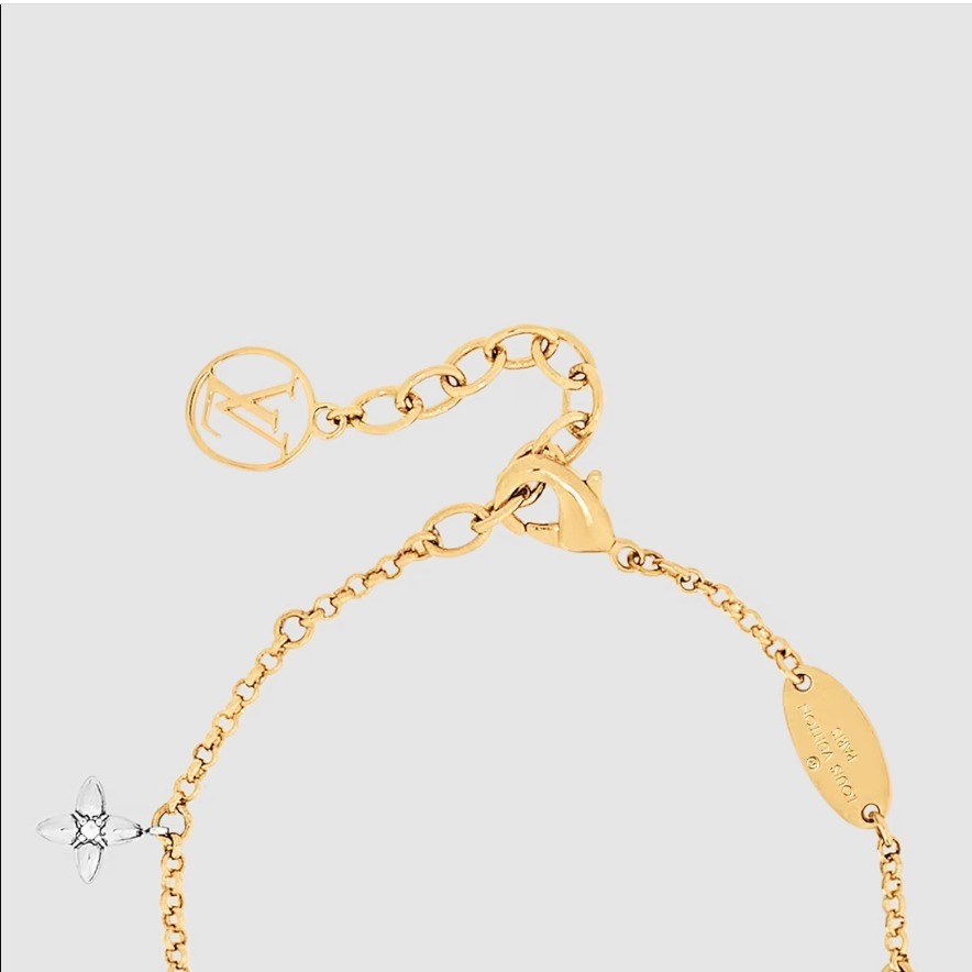 きらめくジルコンがエレガント♪【Louis Vuitton】ブレスレッド すぐ届く/エレガント♪】Louis Vuitton ブレスレット GIFTに
