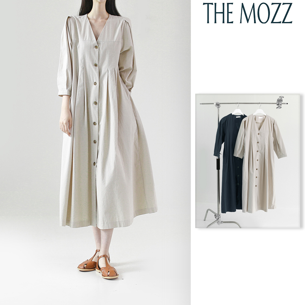 【THE MOZZ】[Premium] Hearts button one piece