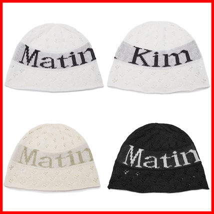 Matin Kim(マーティンキム) ニットキャップ・ビーニー(レディース