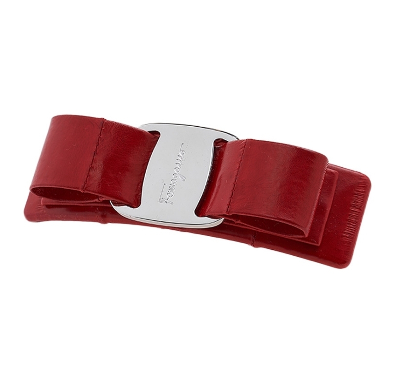 Salvatore Ferragamo★ギフトにも大人気リボン レザーバレッタ