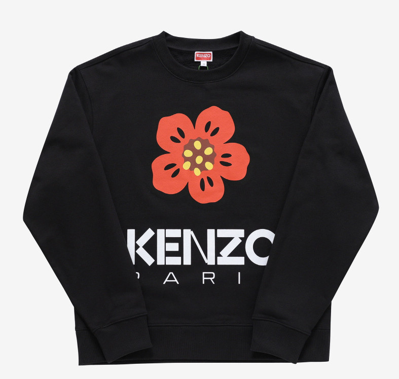 KENZO ケンゾー boke flower printed sweatshirt