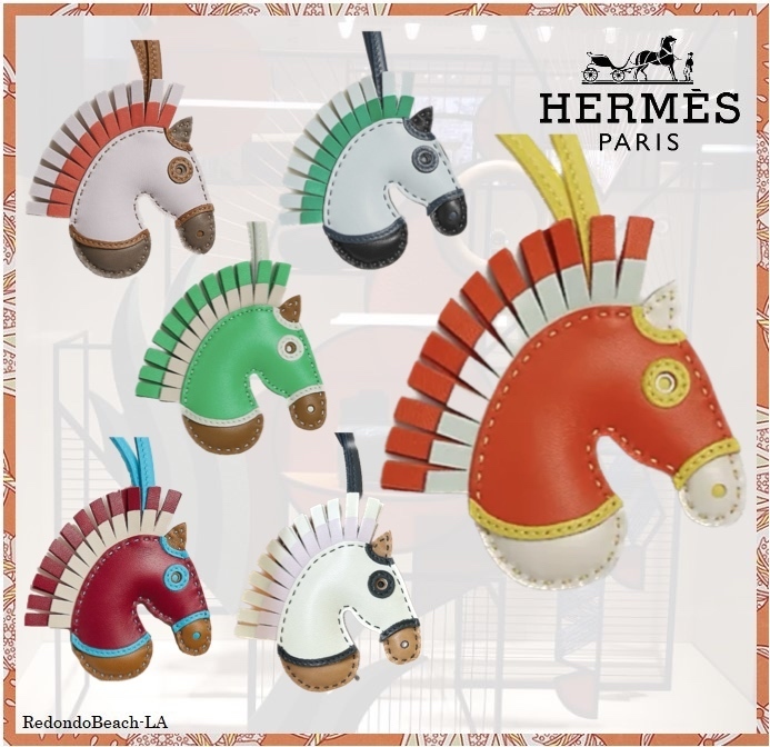 【毎日のお洒落なお供に】HERMES/Geegee Iroquoisバッグチャーム