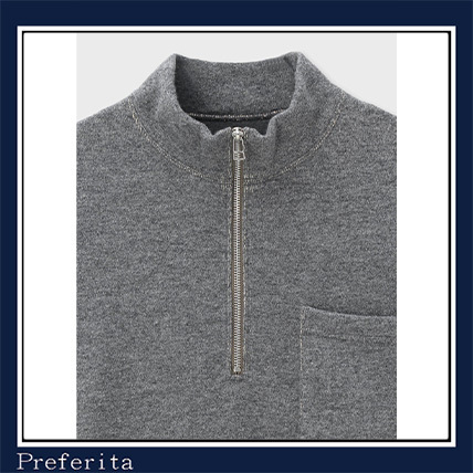 【Paul Smith】ハーフジップカットソー RED EAR グレー RED EAR :: PaulSmith