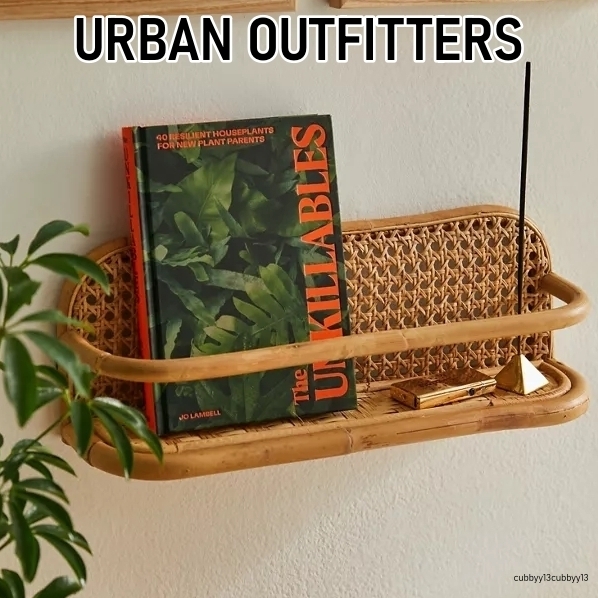 【おしゃれ空間】Urban Outfitters☆木製 ウォールシェルフ